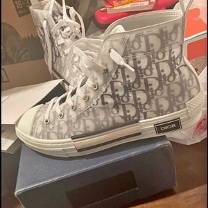 DIOR B23 OBLIQUE MENS HIGHTOP SNEAKER FULLY AUTHENTIC